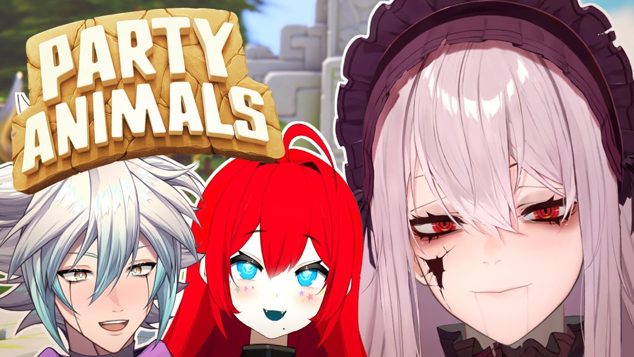 CHAOS PARTY with CYYU and LIZ (We buried Monarch out in the Yard) | Party Animals