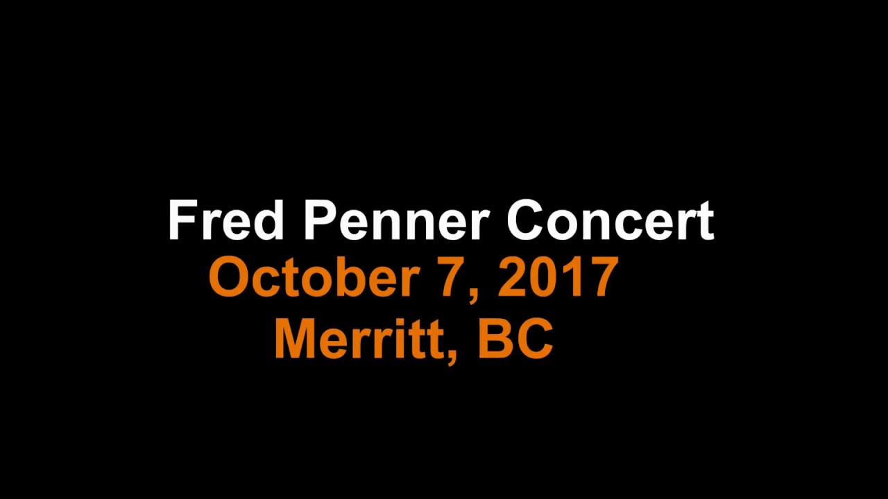 Fred Penner Concert, Merritt, BC, October 7, 2017