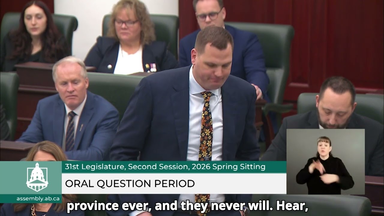 Question Period, February 26, 2026 Strong governments deliver stability and predictability.