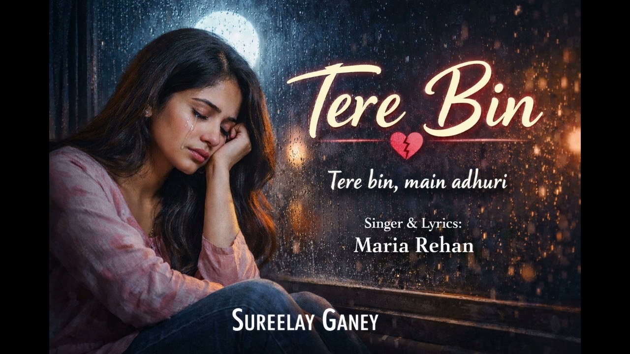 Tere Bin 💔 Heart Touching Punjabi Song | Female Version | Maria Rehan | SureelayGaney