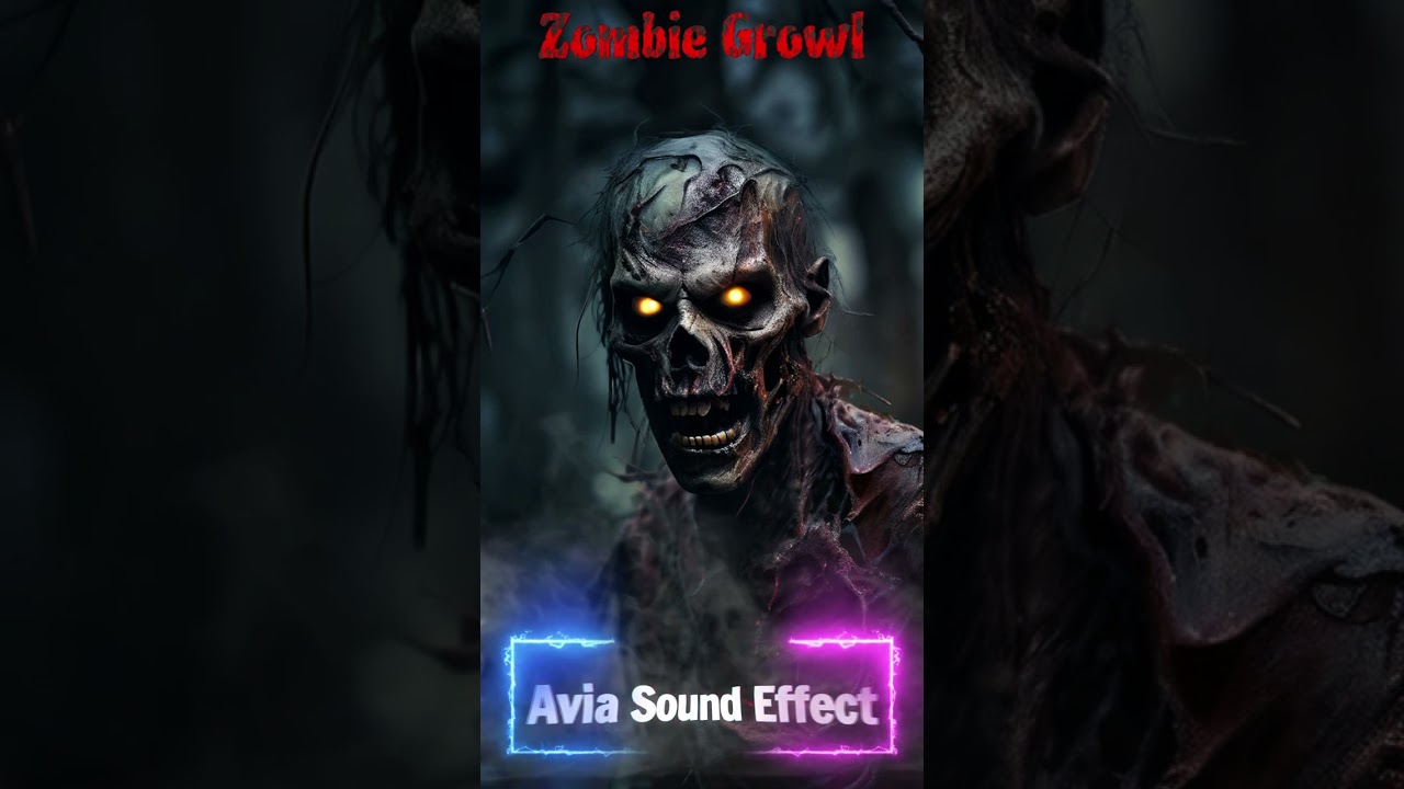 Zombie Growl Sound effect  #horror #soundeffect#zombie