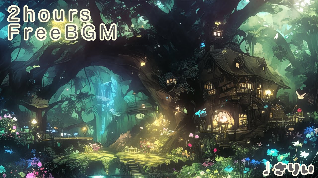 【フリーbgm】森に住むドワーフ【2時間】−さりい−