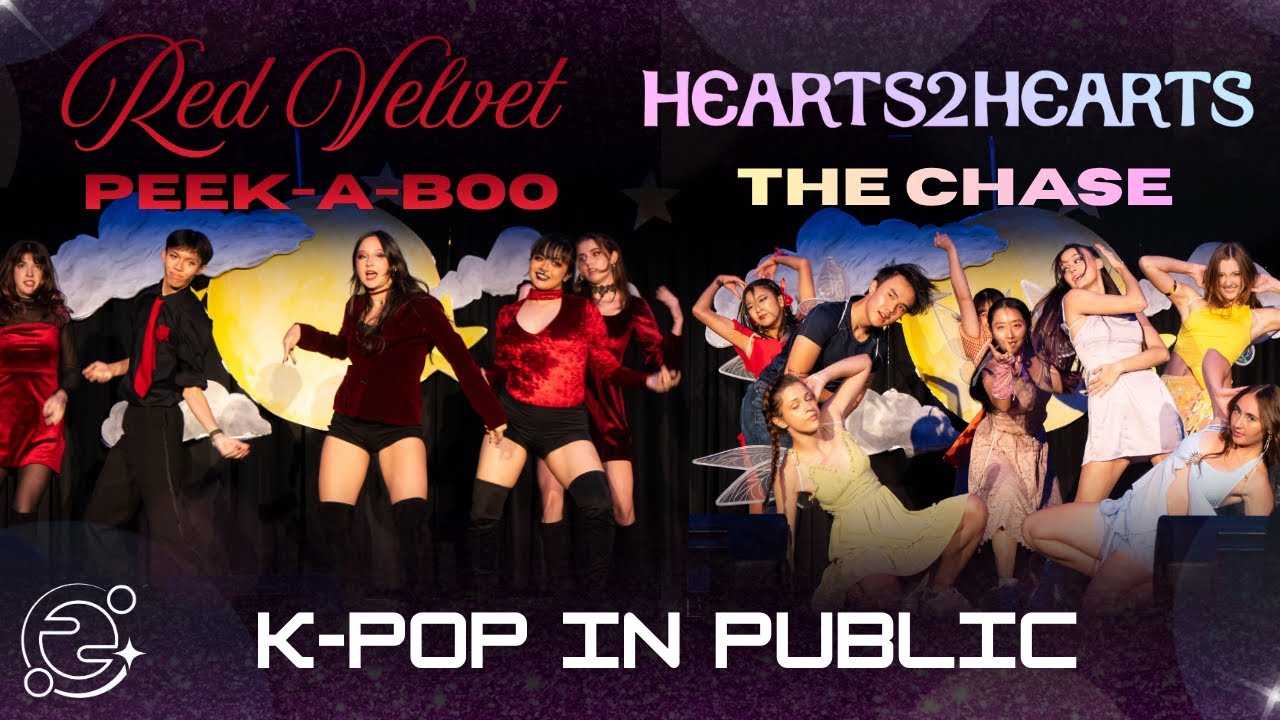 [K-POP IN PUBLIC] Performing PEEK-A-BOO by RED VELVET and THE CHASE by HEARTS2HEARTS at our school!
