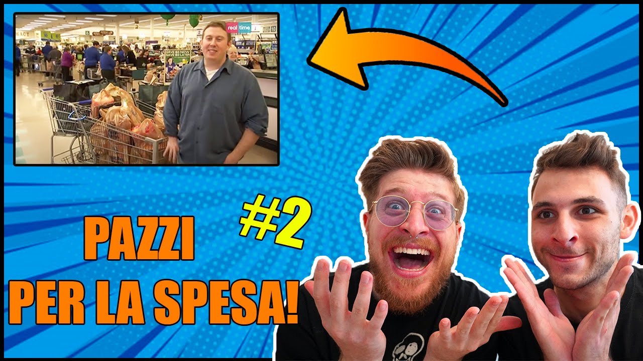 Reagisco a PAZZI PER LA SPESA #2: l'UOMO più IMBARAZZANTE di SEMPRE!  (feat Amedeo Preziosi)