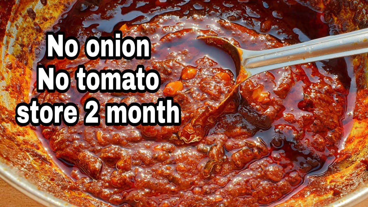 ವೈಟ್ ರೈಸ್ ಗೇ ಈ ತರ ಗೊಜ್ಜು ಇದ್ರೆ ರೈಸ್ ಖಾಲಿ ನೇ ಮಾಡ್ತೀರಾ | ತಿಂಗಳು ಗಟ್ಟಲೆ ಸ್ಟೊರ್ ಮಾಡಬಹುದು | gojju for ric