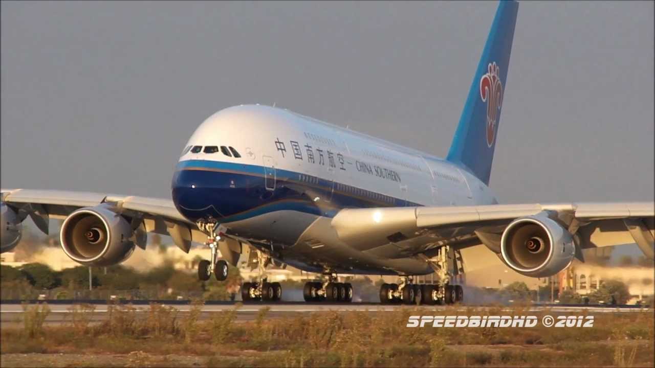 China Southern Airlines Airbus A380-841 [B-6139] Inaugural Flight to Los Angeles