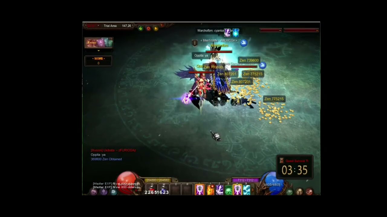 4&deg;evolucion Megamu en espa&ntilde;ol (level 800 a +)