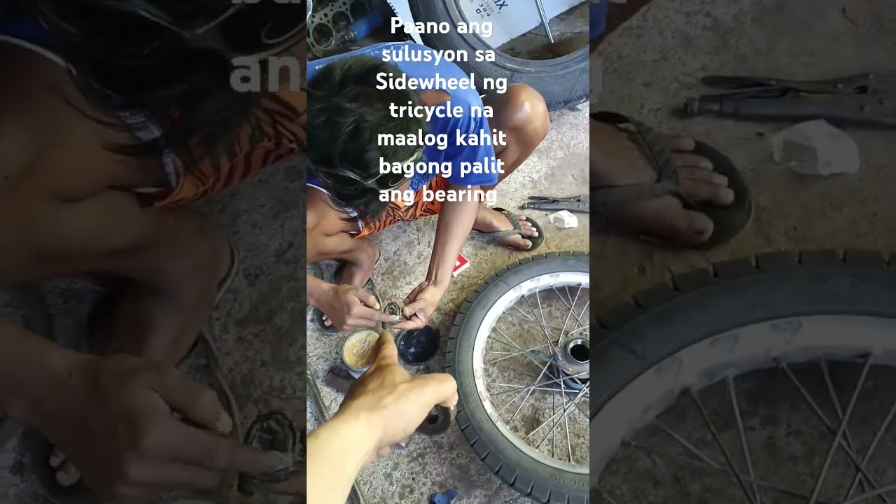 Paano ang sulusyon sa sidewheel ng tricycle kahit bagong palit ang bearing
