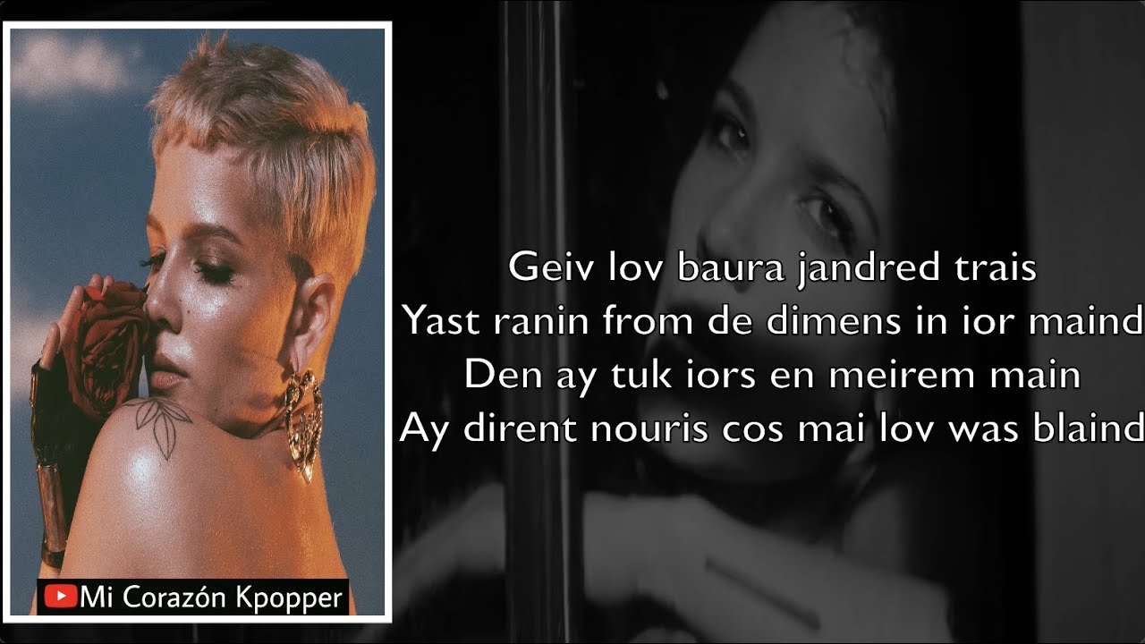 HALSEY - WITHOUT ME (INGLÉS FÁCIL / LETRA FÁCIL / FÁCIL PRONUNCIACIÓN)