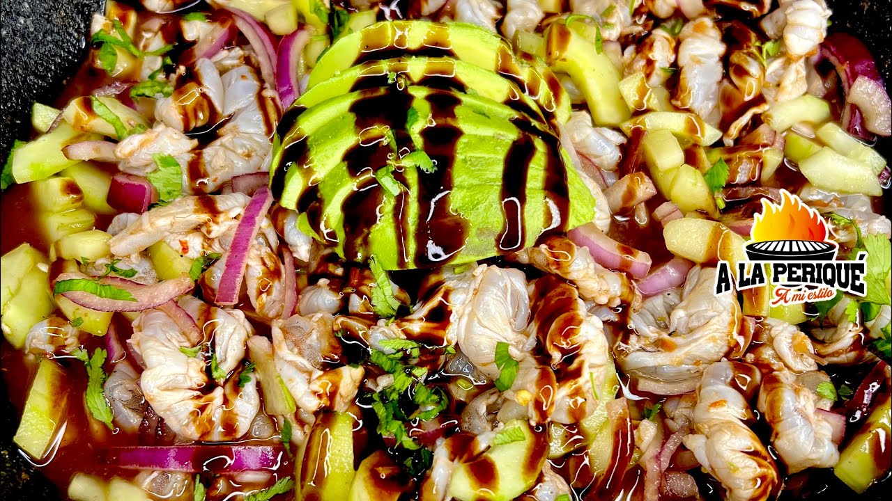 Aguachile habanero de camarón / Cocinando A la Periqué