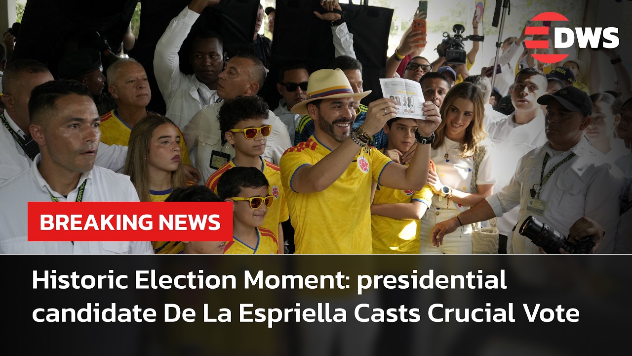 WATCH:Right-Wing Presidential Candidate De La Espriella Votes in High-Stakes Colombia Runoff | AC14