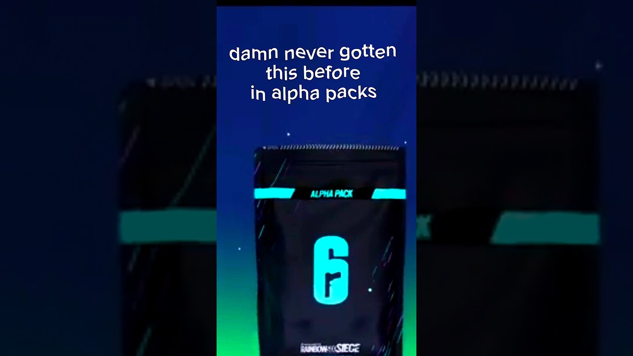 Alpha pack opening #alphapack #r6 #rainbowsixsiege