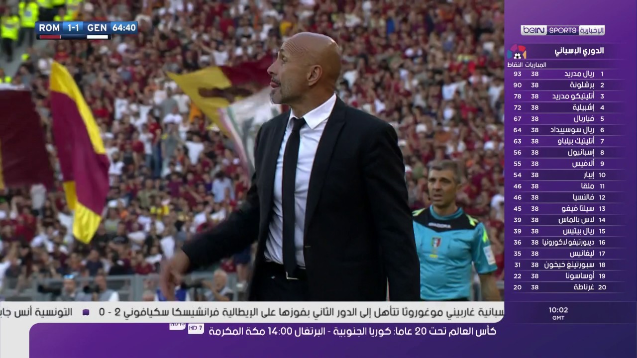 تقرير beIN SPORTS عن أرقام و مسيرة المدرب لوتشانو سباليتي مع روما  - 30 / 5 / 2017