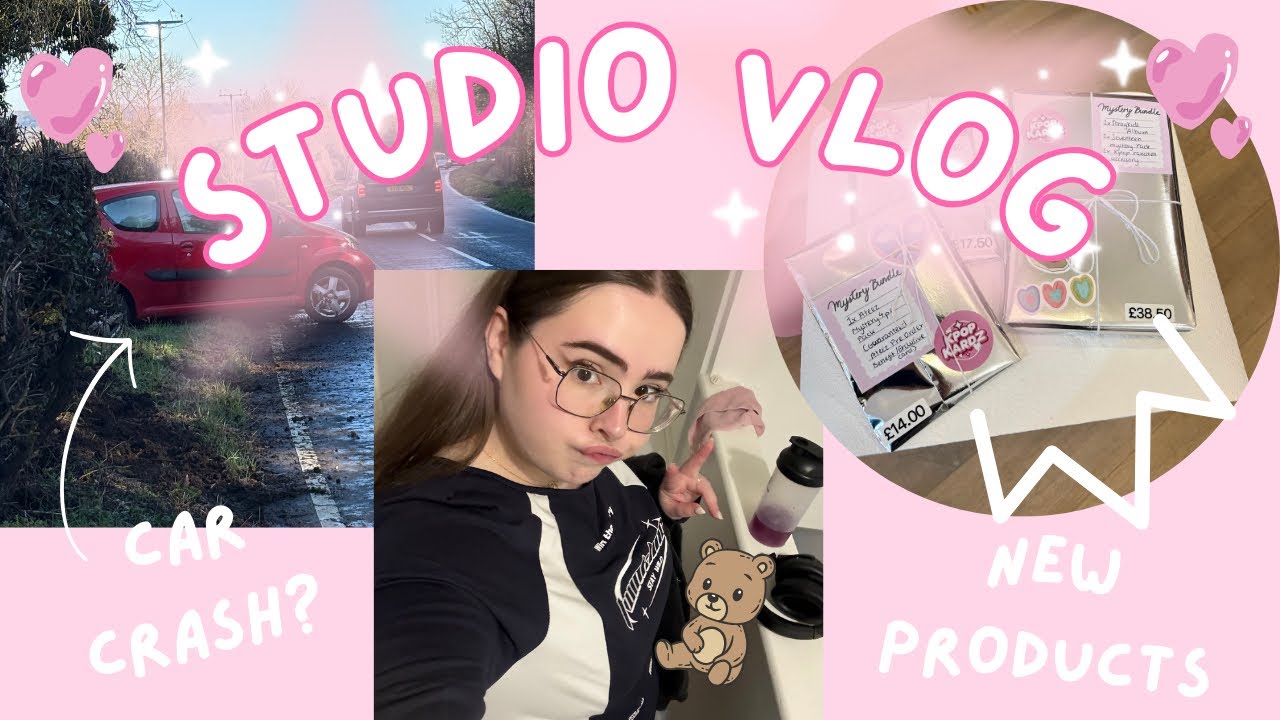 💌packing orders✨new product launch🫣CAR CRASH?!|week in the life of a 20yr old shop owner