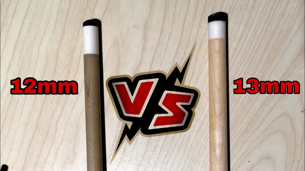 Perbedaan dan fungsi ukuran diameter pada stick billiard.