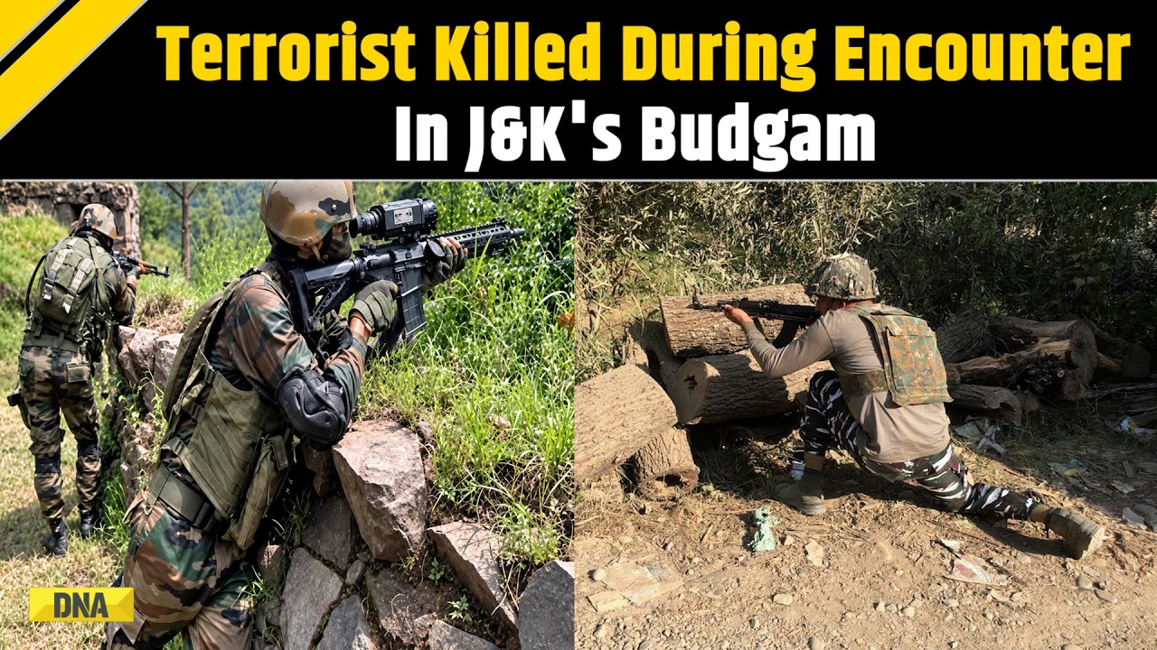 J&K News: Terrorist Killed During Fierce Encounter With Security Forces In Budgam Forest Of J&K