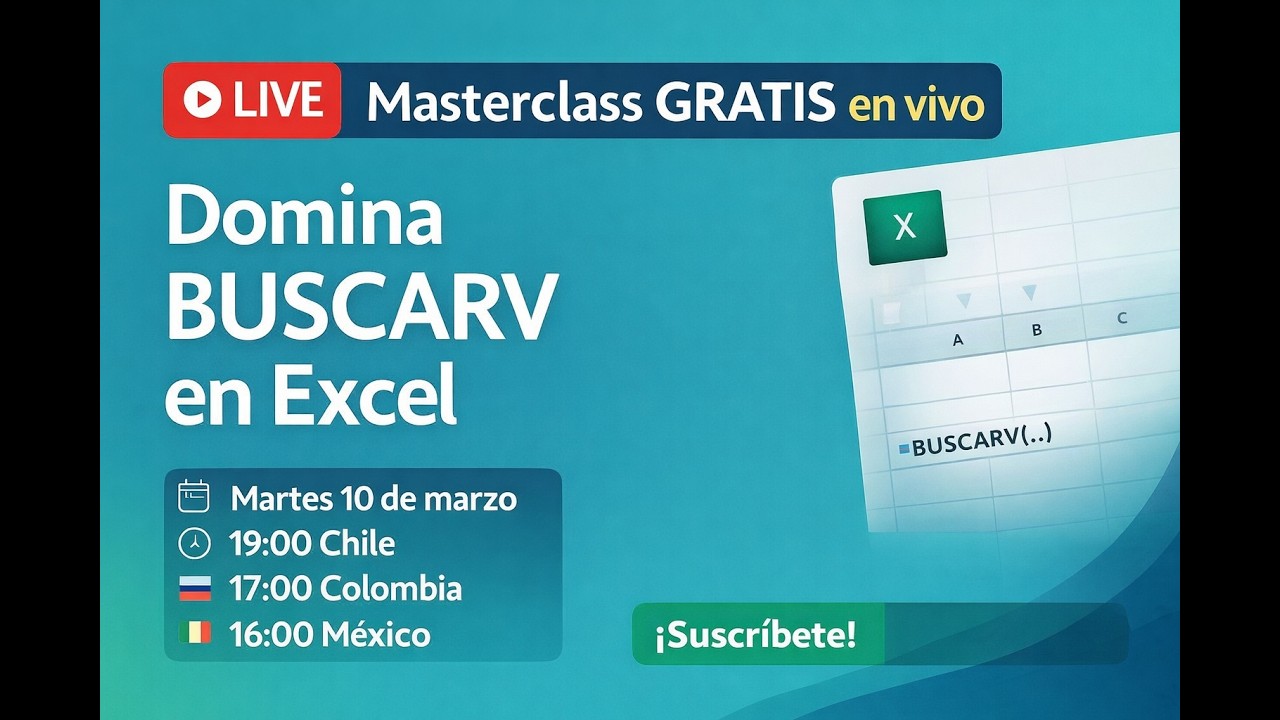 De principiante a experto en BUSCARV – Clase Gratis
