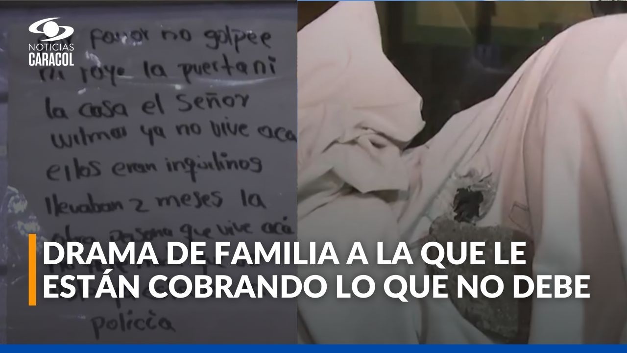 Prestaron plata a una familia, esos huyeron y los platos rotos los está pagando la dueña de la casa
