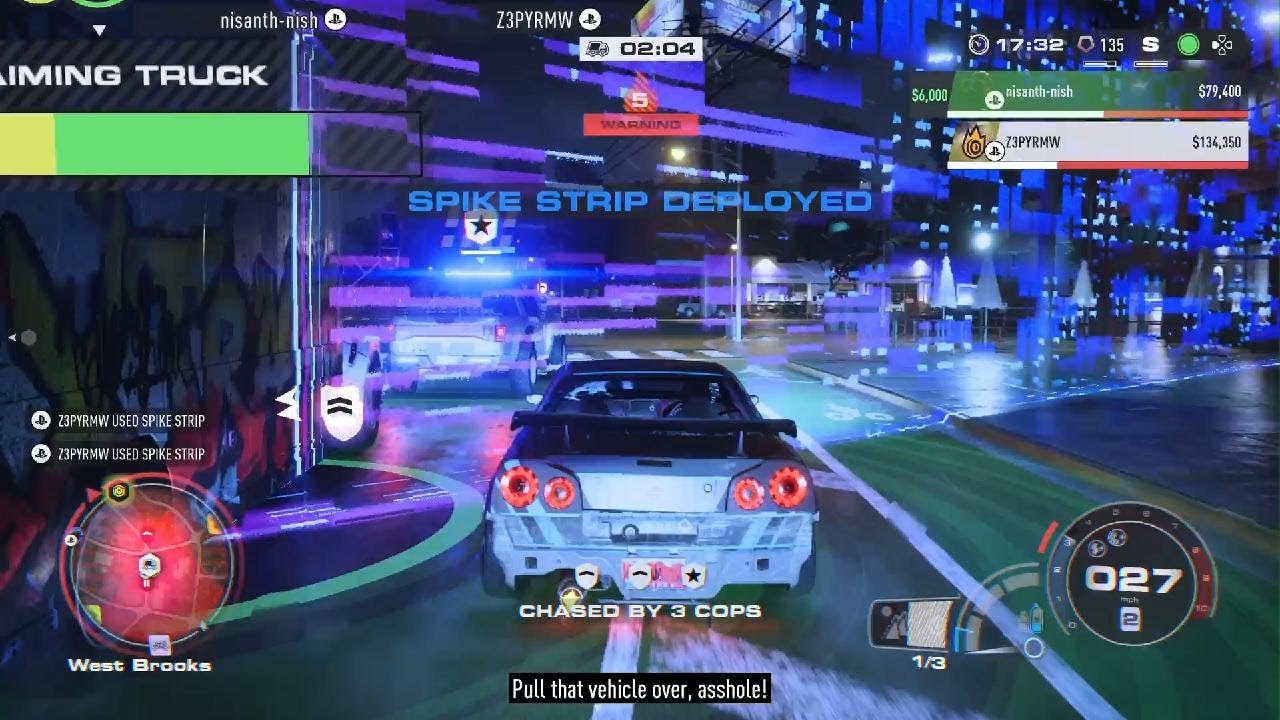 Need for Speed Unbound - Lockdown 36: Extracting With Custom Nissan Skyline GT-R V-Spec (R34)