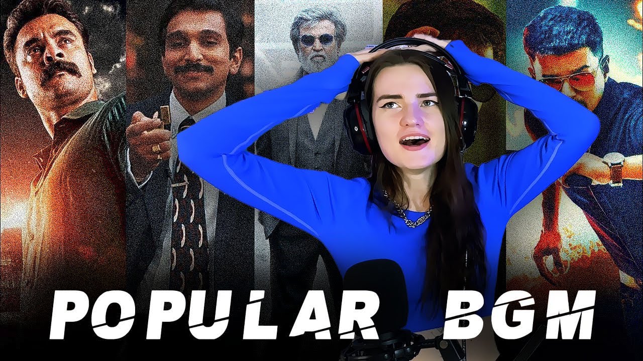 Russian Girl Reacts on Top 10 Most Popular BGM ft. scam1992,Kaththi,Kalki,Kabali,KGF,Maari