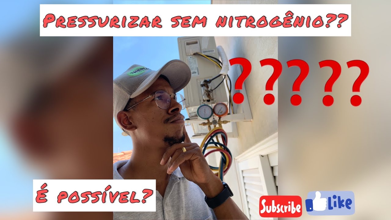 Como pressurizar e achar vazamento SEM NITROGÊNIO - ar condicionado (fácil e prático)