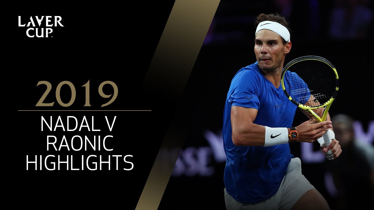 Nadal v Raonic Match Highlights | Laver Cup 2019