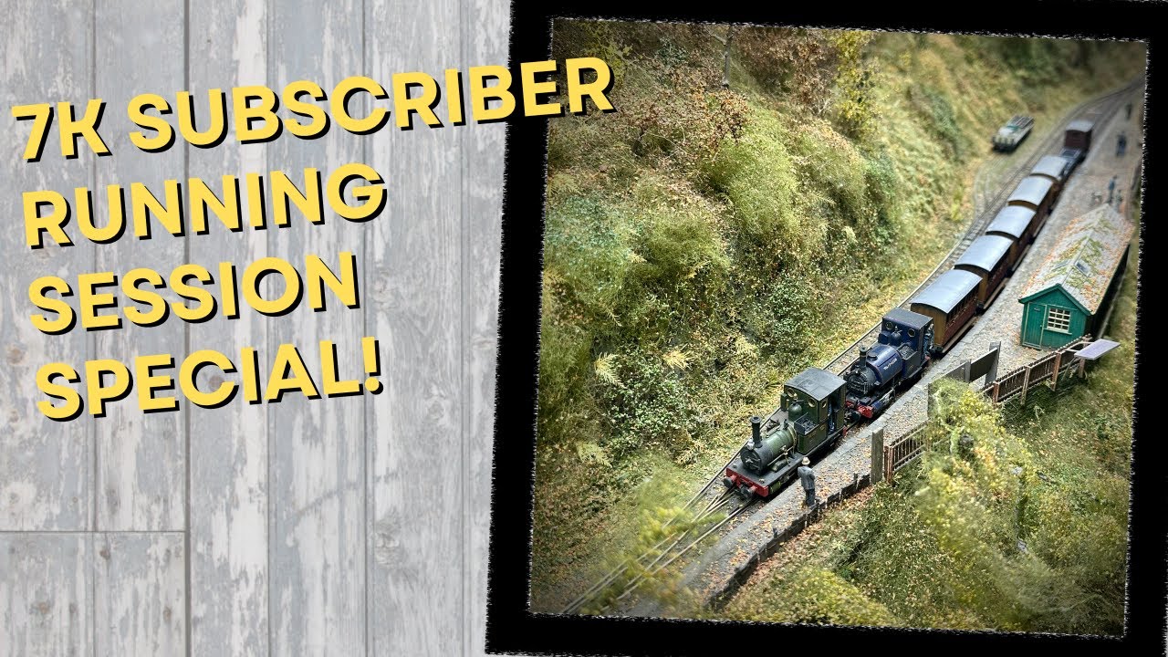 009 Talyllyn Model Railway Running Session - 7k subs special!