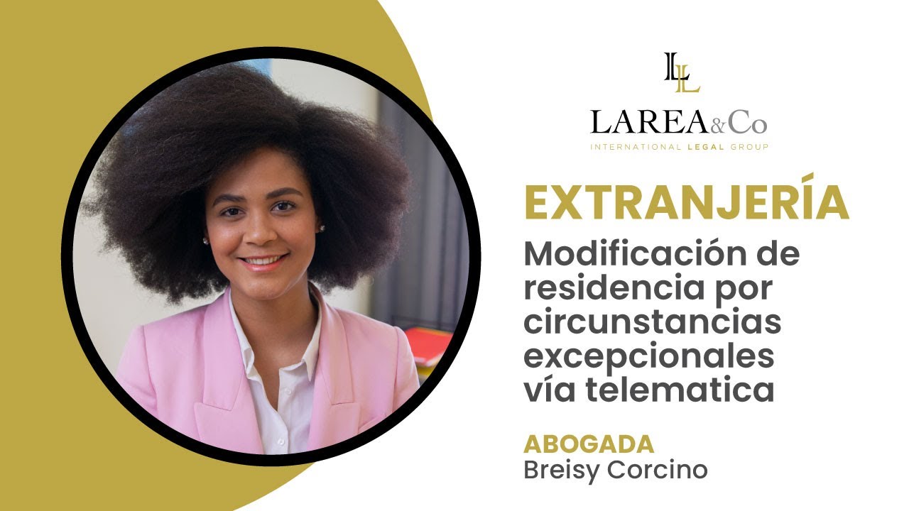 Modificación de residencia por circunstancias excepcionales vía telemática