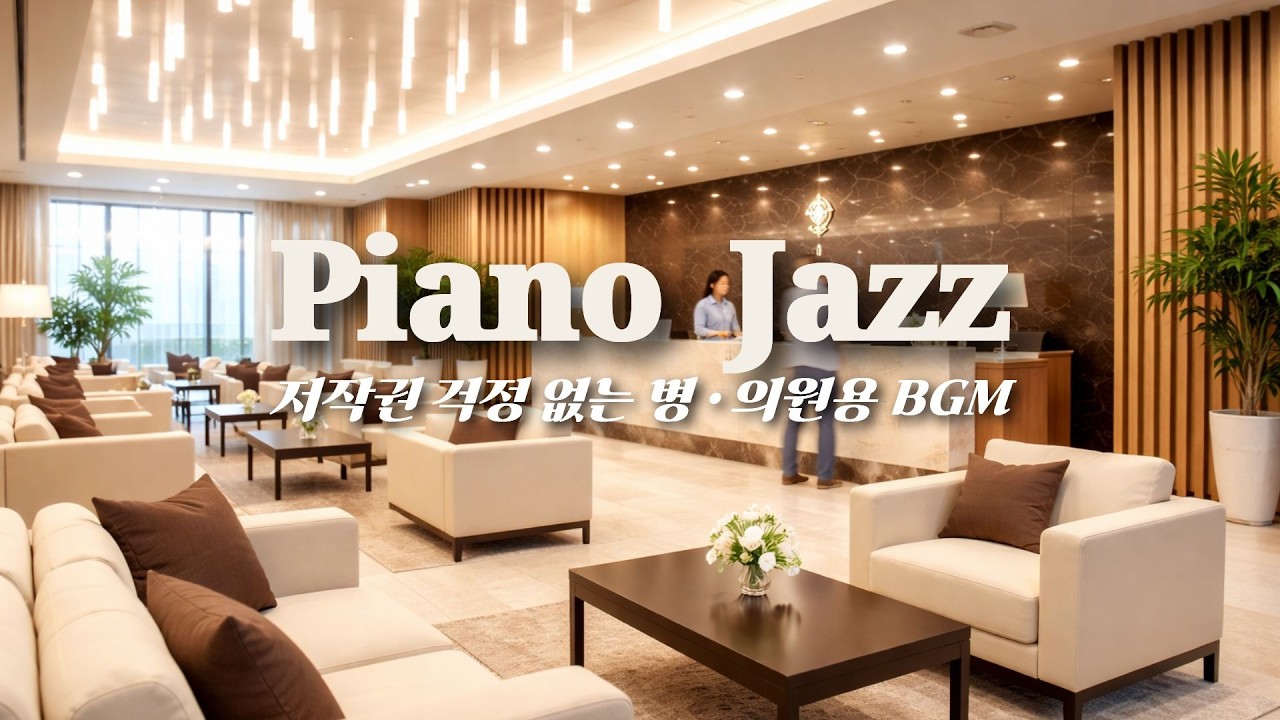 Playlist | 전직 원무과 직원이 선곡한 병원 · 의원 대기실용 피아노 재즈 | 긴장 완화 BGM | 8시간