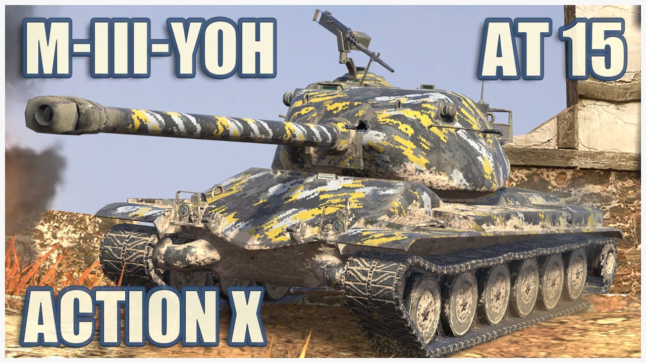 M-III-Yoh, AT 15 & Caernarvon Action X • WoT Blitz Gameplay