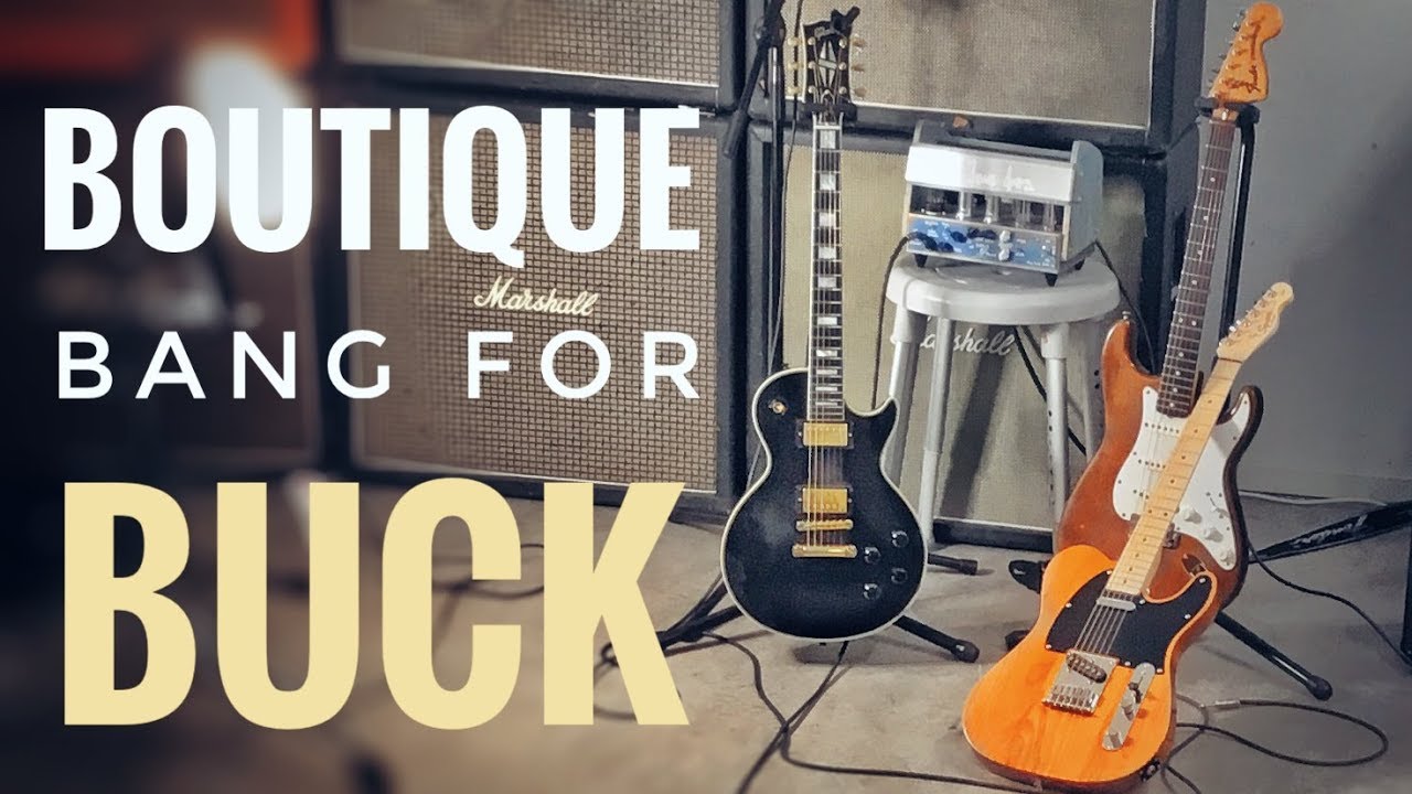 The best boutique guitar amp for the money? With LES PAUL STRAT and TELE!