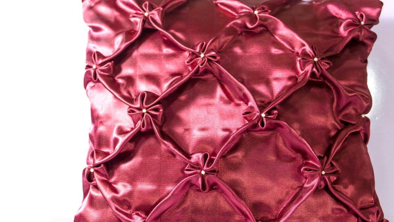 DIY Decor ideas YOU NEED TO TRY-Smocked Cushion Cover by HandiWorks #110
