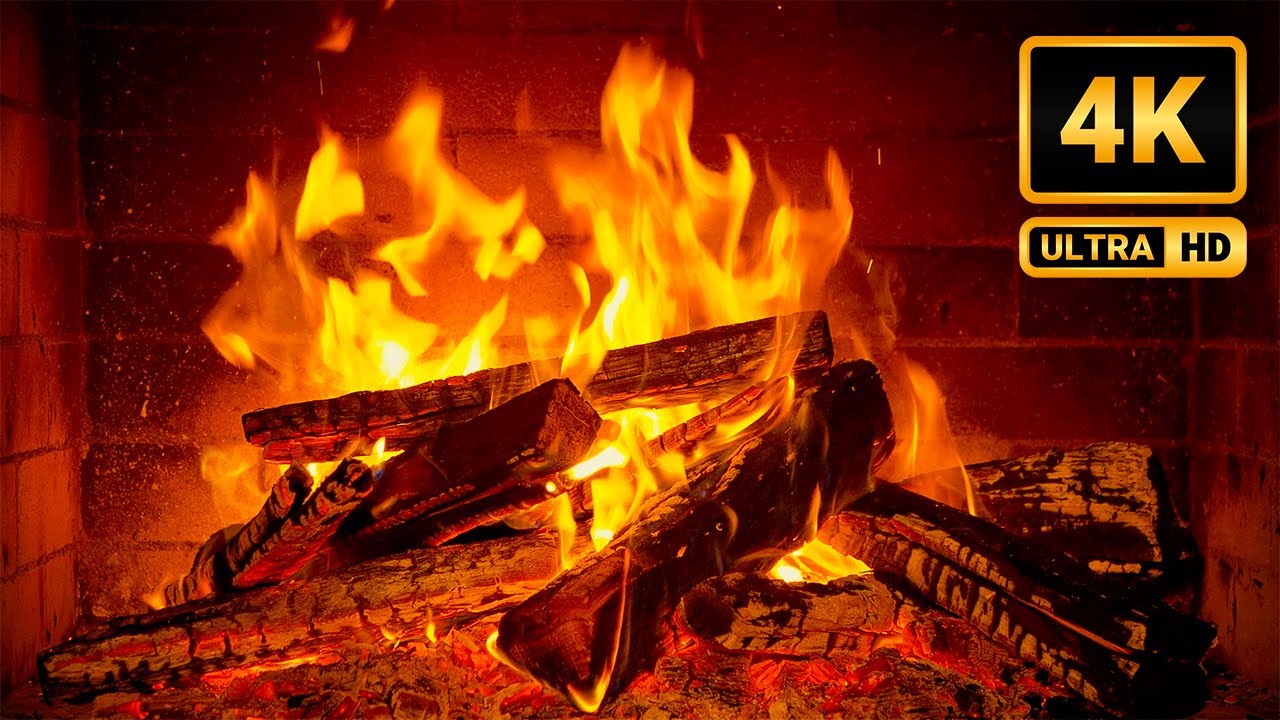 A Perfect Night Fireplace & Jazz | Warm Burning Logs & Cozy Piano for Focus, Relaxation & Calm