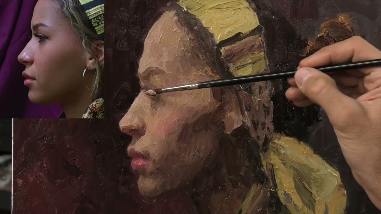 A clip from a Painting Video by Scott Burdick