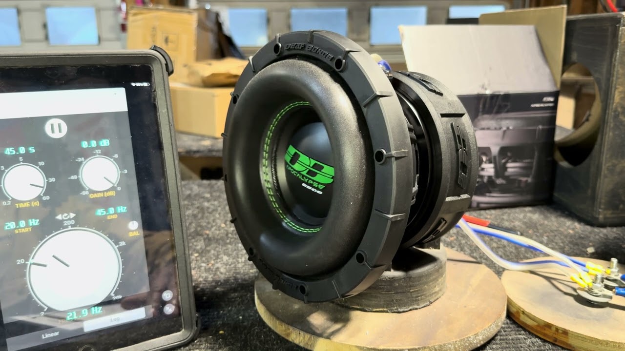 Deaf Bounc 2508 8” Free Air Frequency Sweep!!! Impressive Throw !!@AlphardGroup