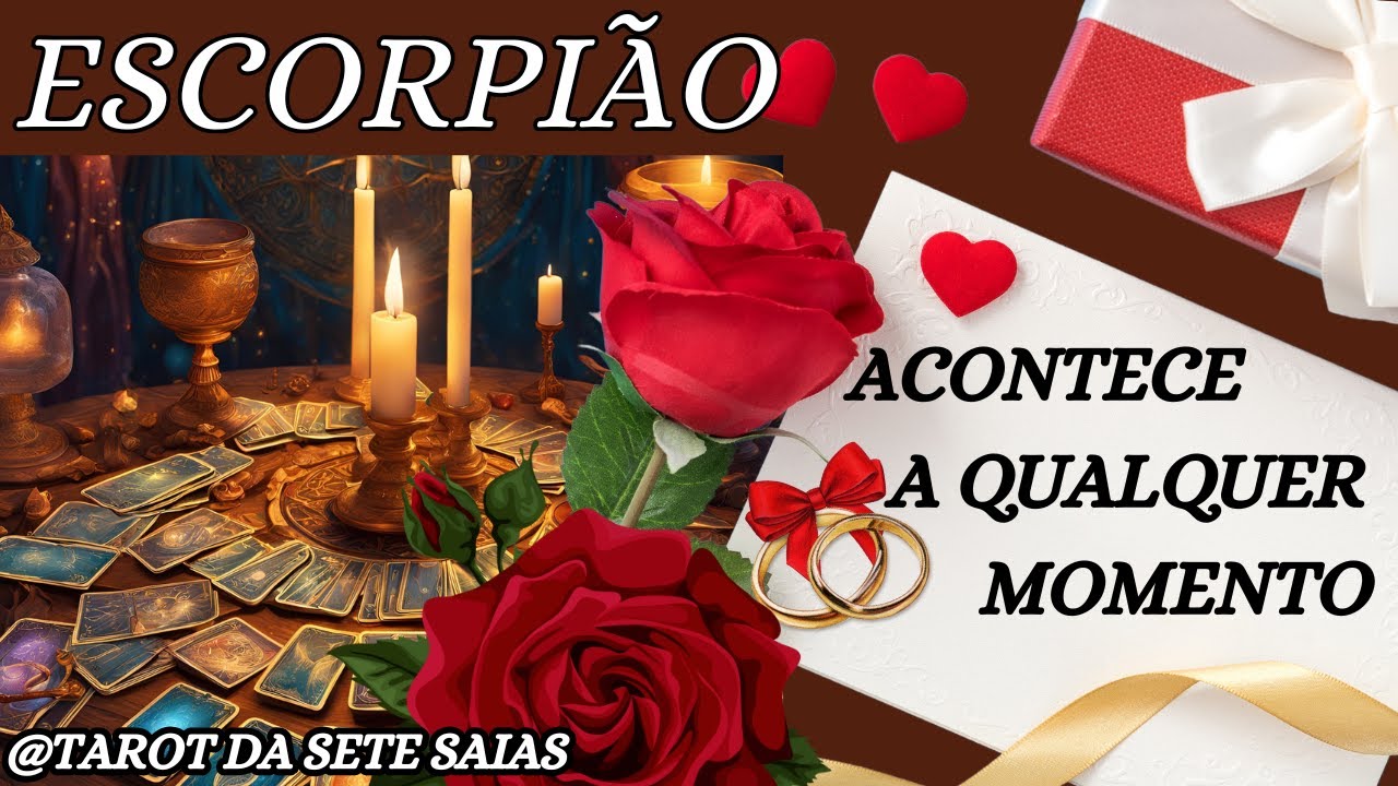 💕ESCORPIÃO💞É DE REPENTE ALGUÉM MUDA TUDO❤️‍🔥PEGO NA SURPRESA....