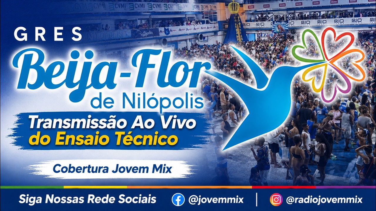 G R E S  Beija Flor de Nilópolis - Transmissão Ao Vivo do Ensaio Técnico (22/01/2026)
