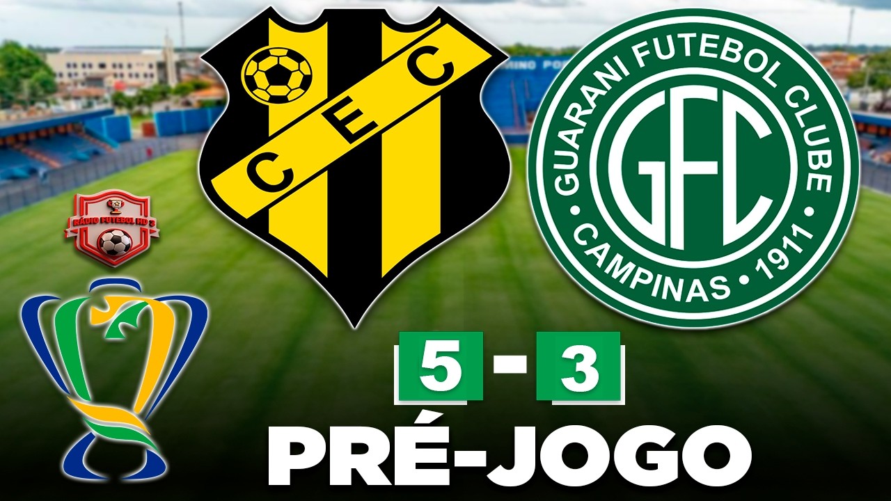 CASTANHAL x GUARANI AO VIVO | COPA DO BRASIL 2026 | SEGUNDA FASE | NARRA&Ccedil;&Atilde;O