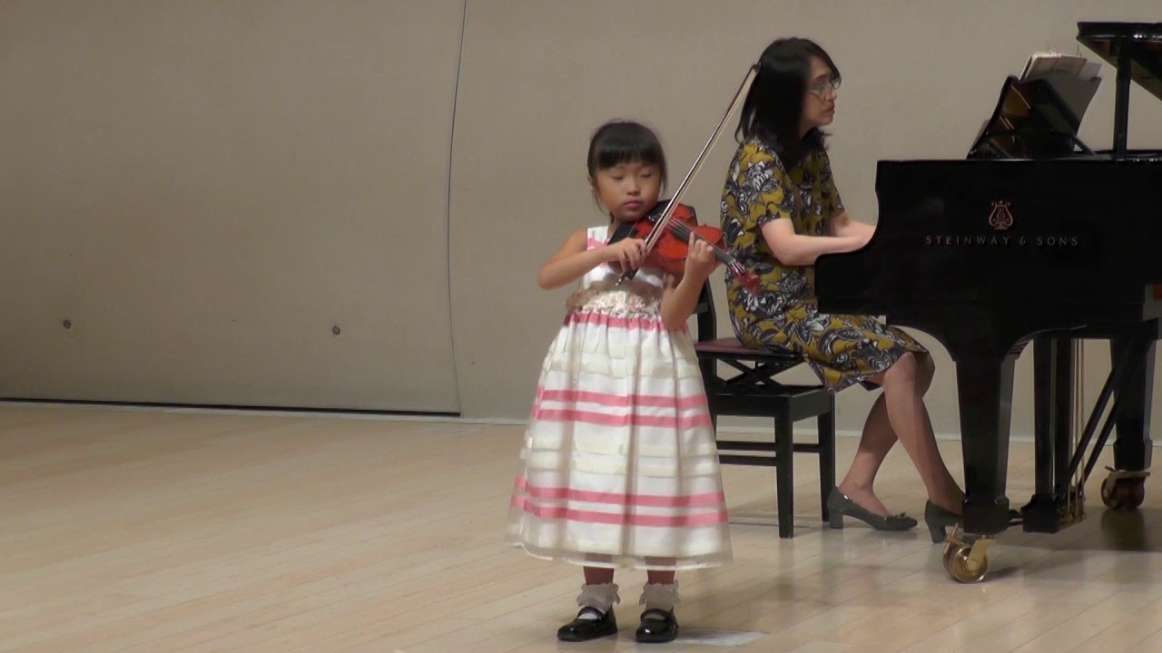 Rubinstein, Deux Mélodies Op.3-1 ,Violin, Kahori (aged 7)