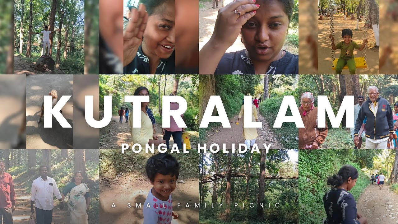 📌KUTRALAM | A Small Family Dayout | Esther Alex With her Family 