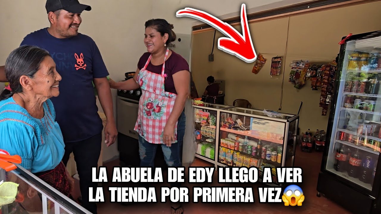 Santo Dios La abuela Nunca Imagino Que Esta Tienda Fuera De EDY🥳Ella Quedo Sorprendida Al Verlo😱