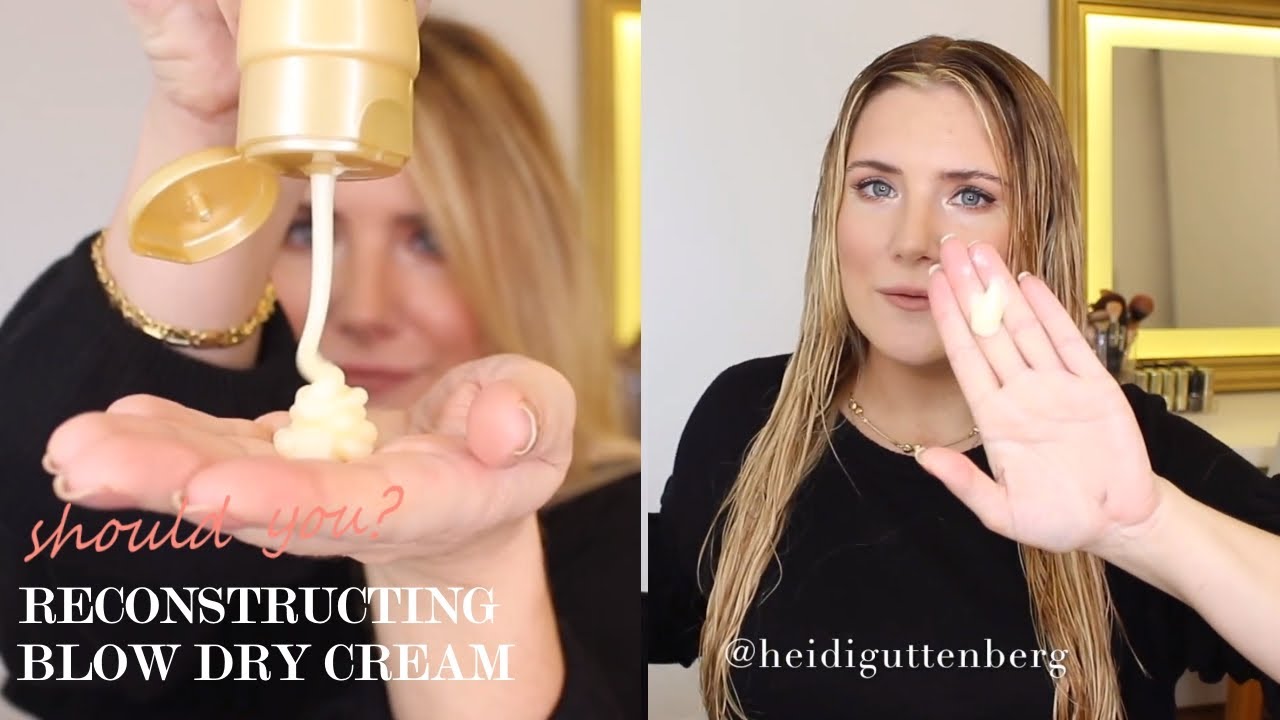 I TRY L'OREAL ABSOLUT REPAIR BLOWDRY CREAM: RECONSTRUCTING?  (SUBTÍTULOS EN ESPAÑOL)