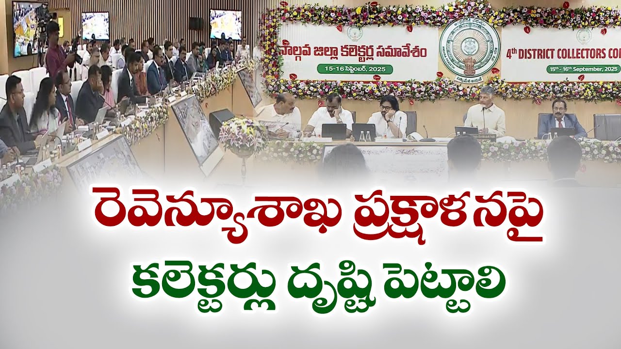రెవెన్యూశాఖ ప్రక్షాళనపై కలెక్టర్లు దృష్టి పెట్టాలి | Collectors Focus On Revamp Revenue Department