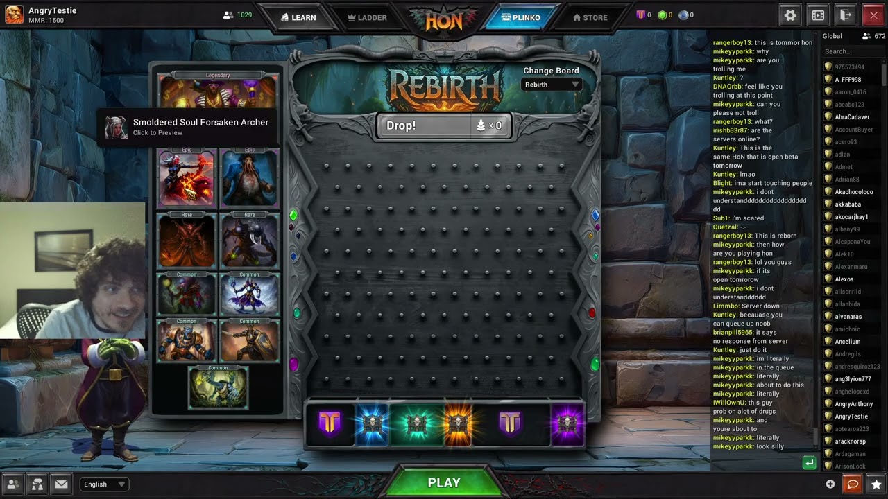 HON REBORN IS HERE - AngryTestie's first day playing