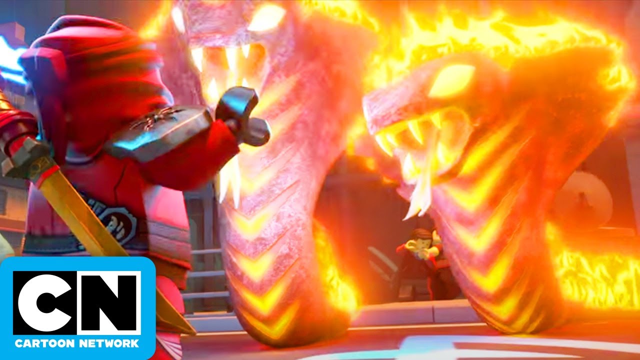 Fire Serpents in Ninjago City | Ninjago | Cartoon Network