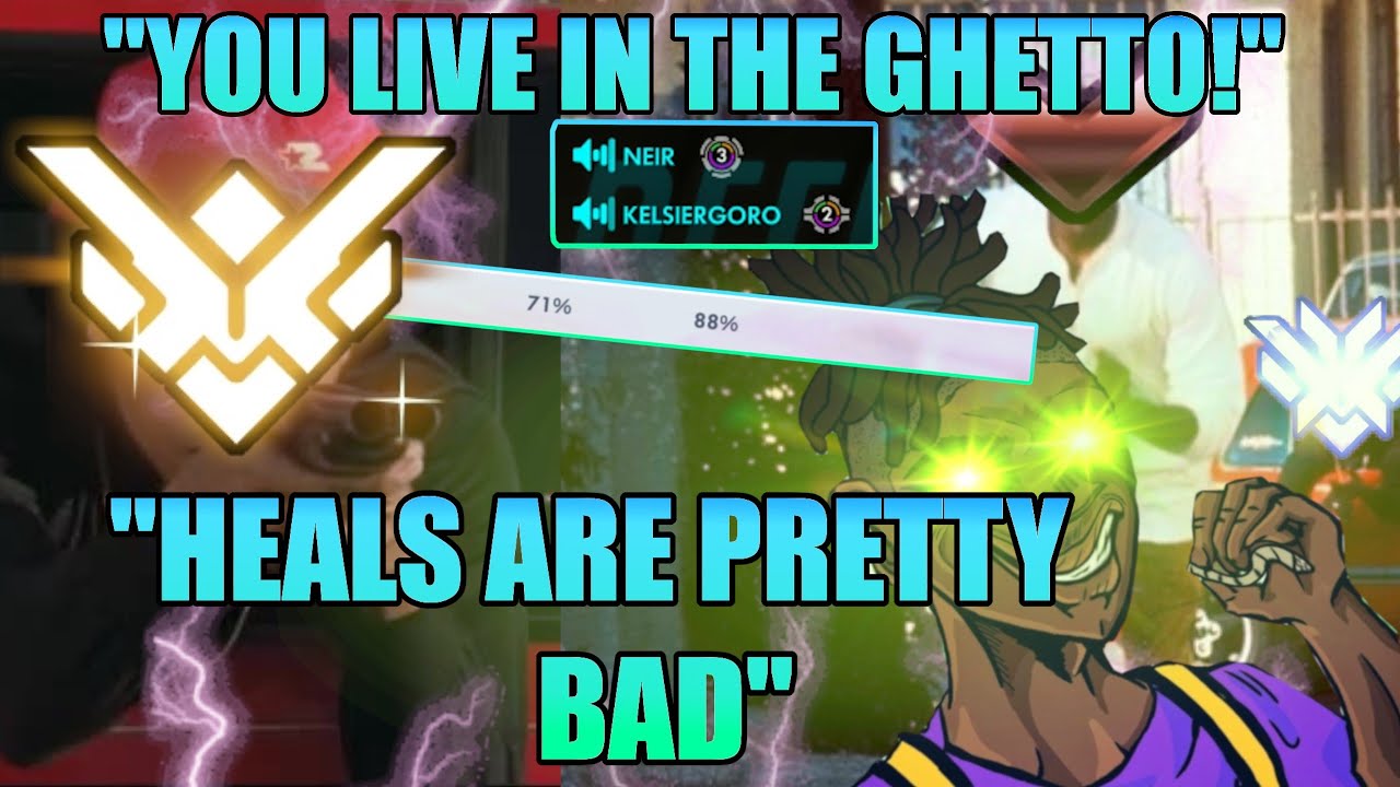TOXIC RACIST PROJECTING Player MUTES ME for Hurting his EGO In Overwatch