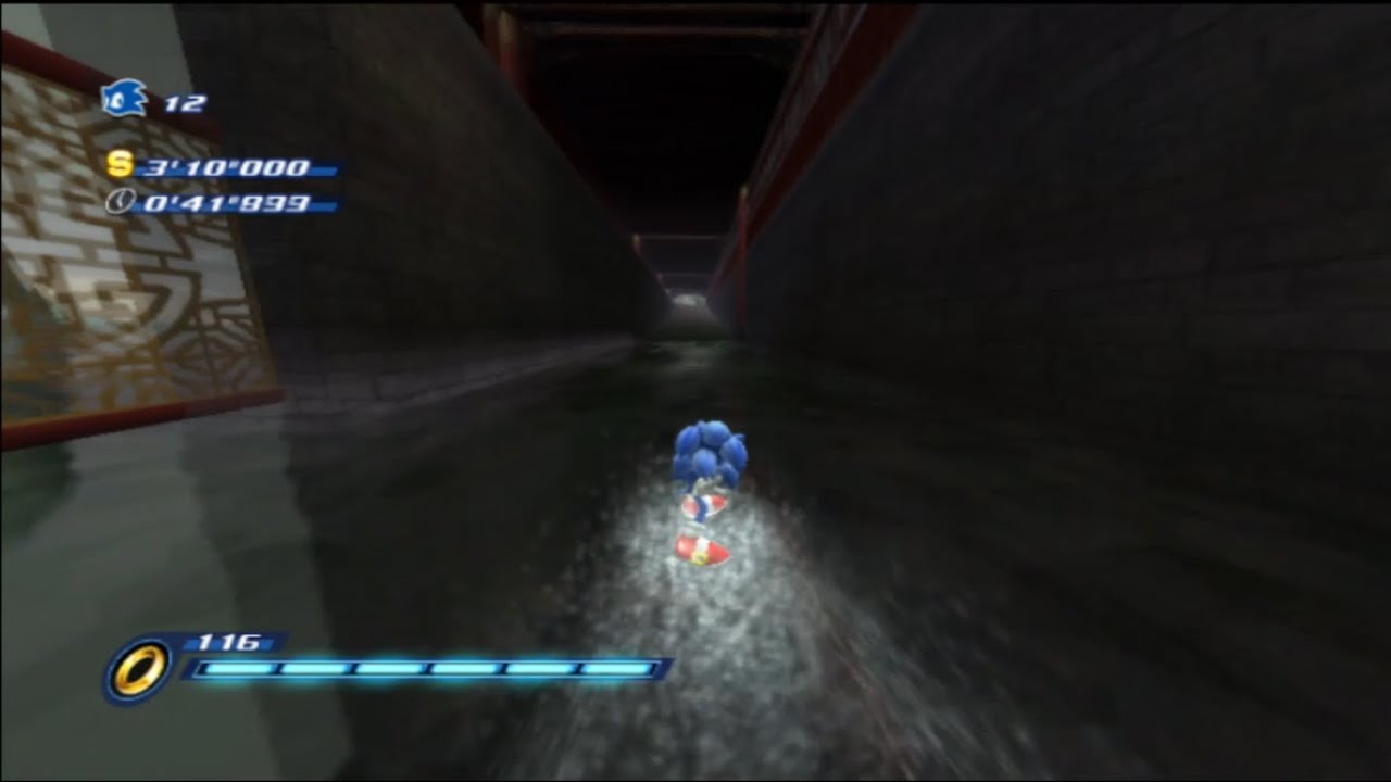 Sonic Unleashed Wii: Dragon Road Day No Boost (S Rank) 2'33