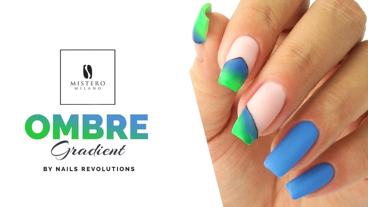 💚🖤OMBRE GRADIENT  | TUTORIAL - OMBRE NAILS | MISTERO MILANO💚🖤