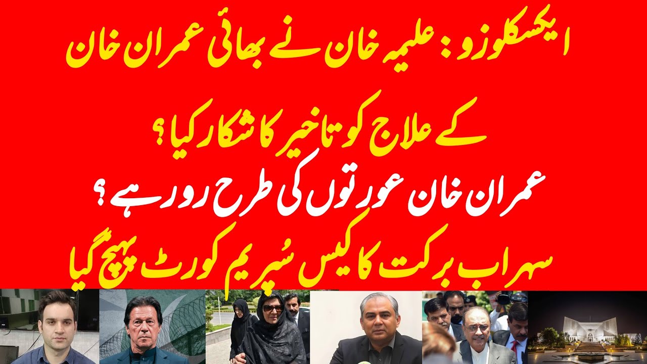 EXCLUSIVE: Aleema Khanum derailed options for Imran Khan? Sohrab Barkat matter reached SC?