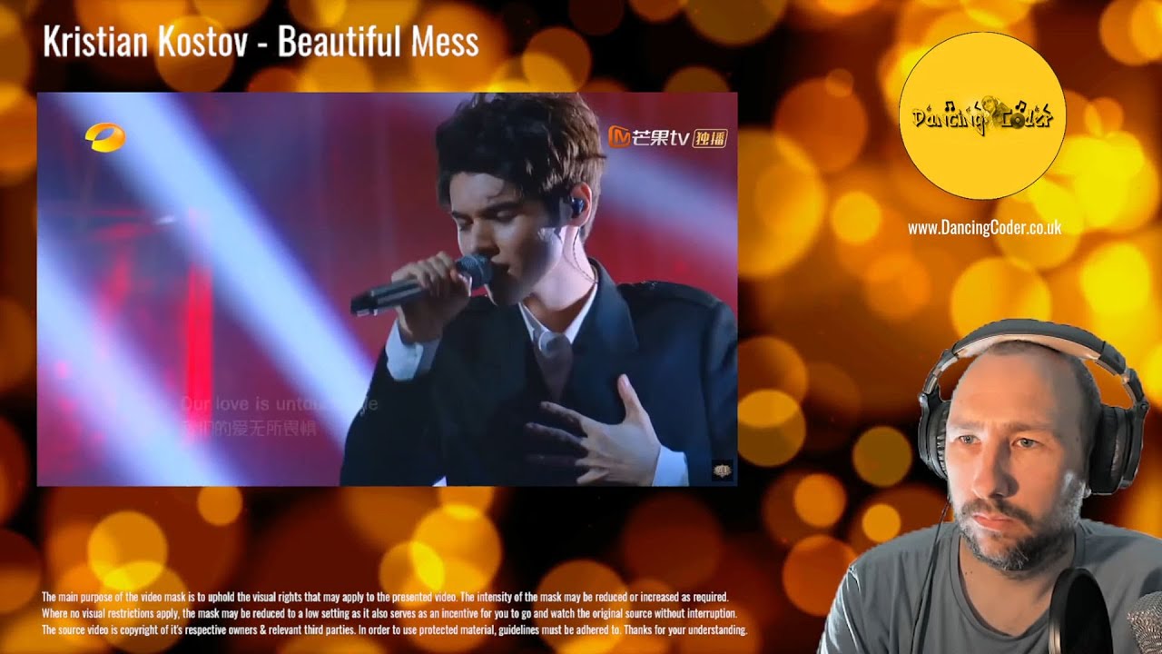 Kristian Kostov - Beautiful Mess Reaction